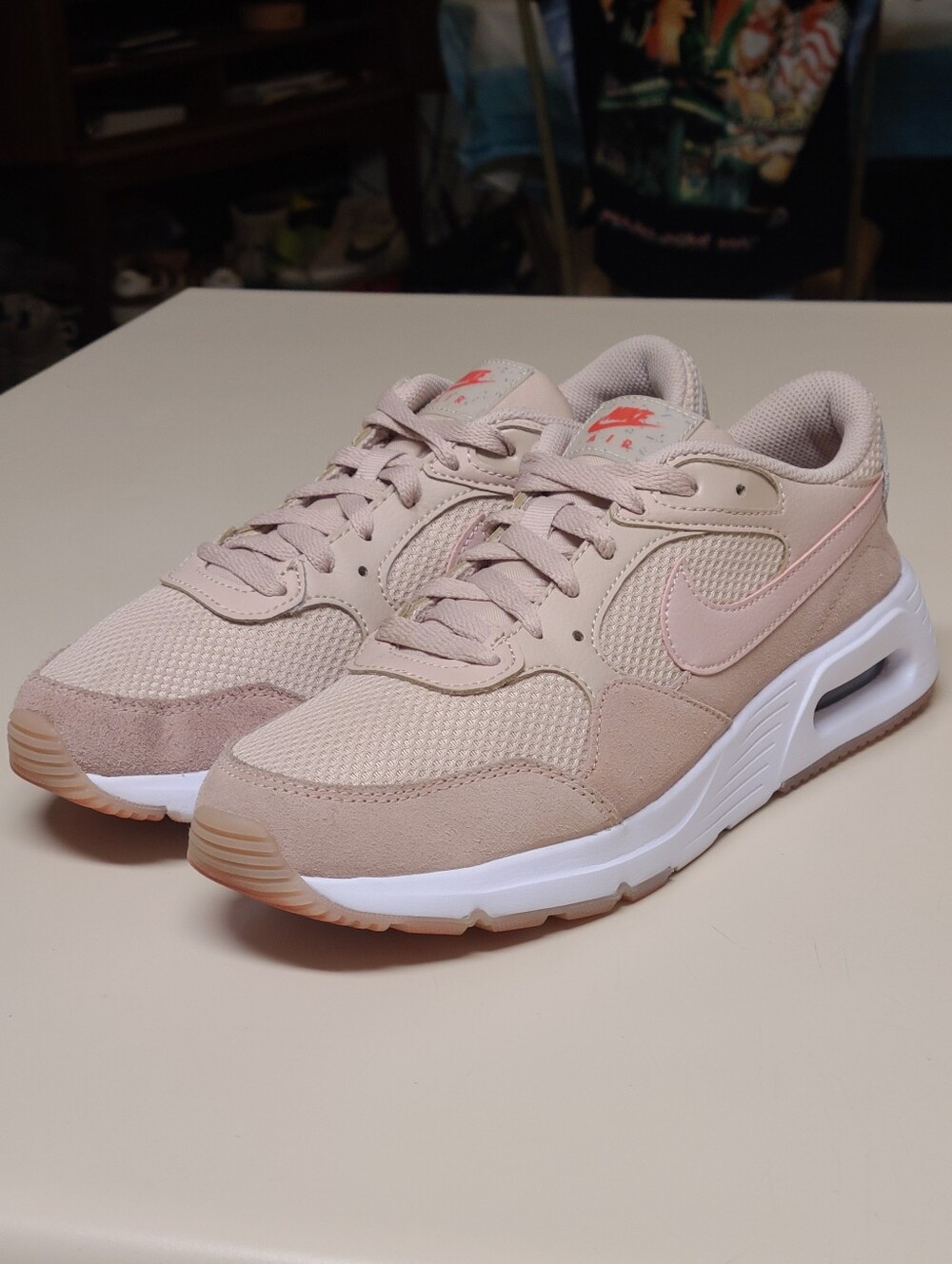 Nike Air Max SC Rose Whisper casual running sneakers size 9 1/2